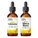 Wild & Organic Yohimbe Tincture 2 fl oz & Maca Root Tincture 2 fl oz