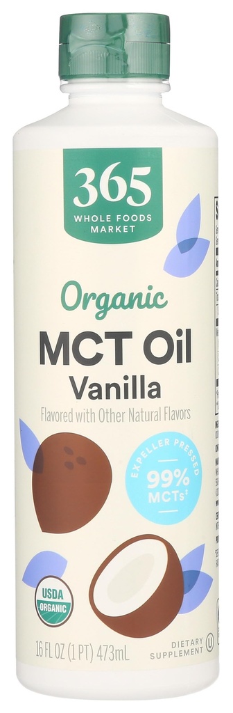 365 by Whole Foods Market, Organik Vanilla MCT Oil, 16 Fl Oz