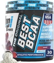 BPI Sports Best BCAA Toz - Kas Kurtarma Desteği - Branşlı Zincirler | Protein ve Kas Bina Blokları - Post Workout Recovery - Hydration - Grape, 30 Hizmetler