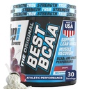 BPI Sports Best BCAA Toz - Kas Kurtarma Desteği - Branşlı Zincirler | Protein ve Kas Bina Blokları - Post Workout Recovery - Hydration - Grape, 30 Hizmetler