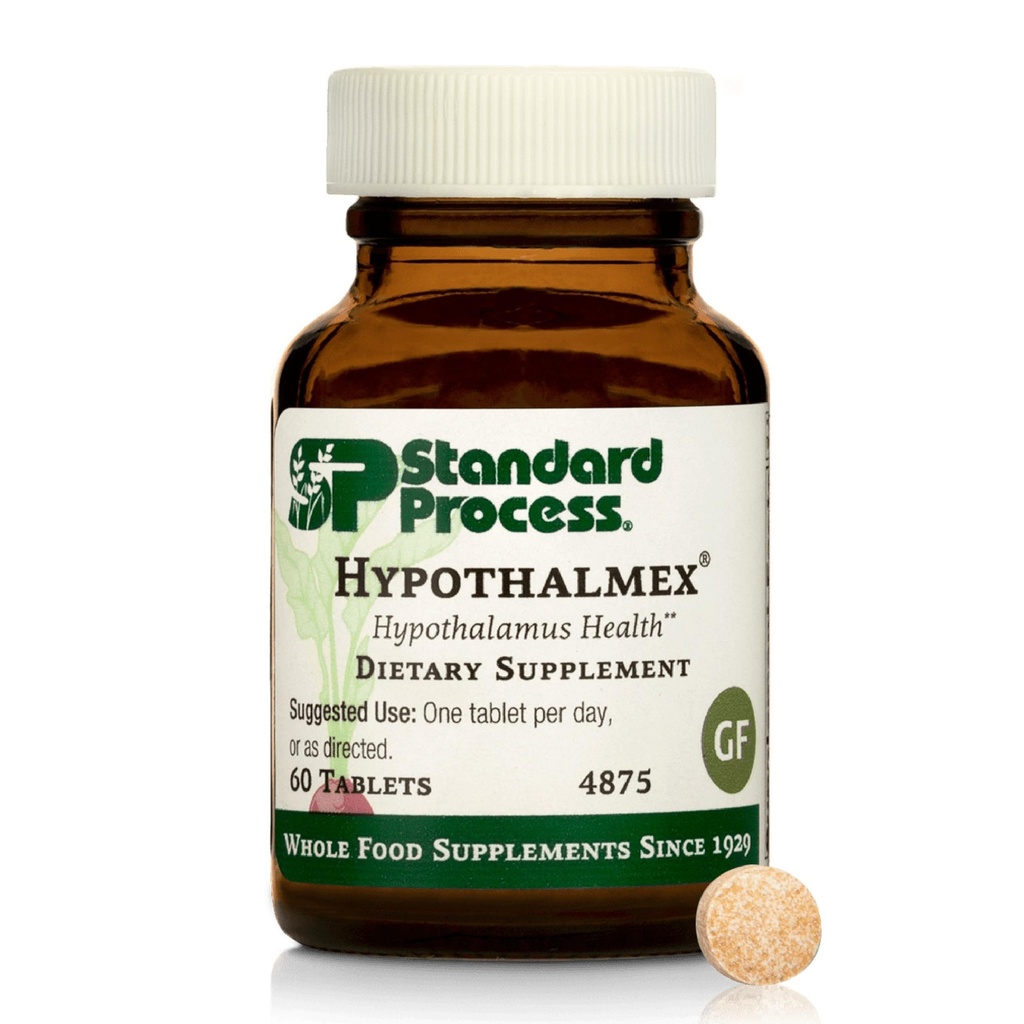 Standard Process Hypothalmex - Includes Proprietary Cytosol Extract Blend with Porcine Hypothalamus Cytosol Extract - 60 Tablets
