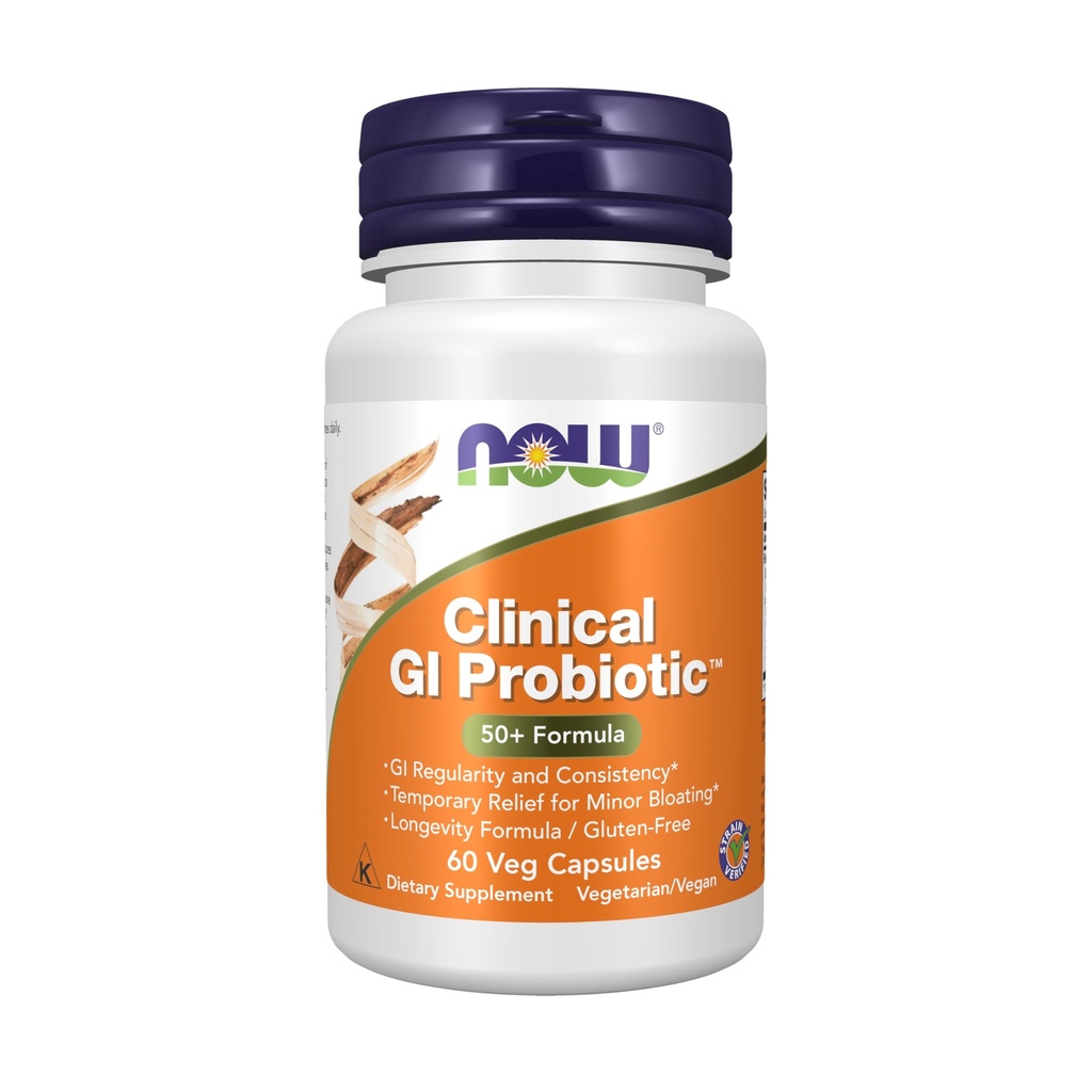 Şimdi Gıdalar Tamamlıyor, Klinik GI ProbiyotikTM, 50+ Formula, Strain TY, 60 Veg Capsules
