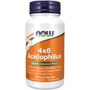 Şimdi Gıdalar Tamamlar, Asitofilius 4X6, 6 Probiyotik Strains ile 4 Milyar Potency, Strain Onaylandı, 120 Veg Capsules