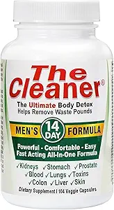 Yüzyıl Sistemler Temiz Detox, İç Temizleri Formül, Destek Digestive Health, Vegetarian Capsules (Erkek 14 Gün)