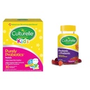 Culturelle Kids Daily Probiotic Supplement & Daily Probiotic Gummies for Women & Men, Berry Flavor, 52 Count, Naturally-Sourced Daily Probiotic + Prebiotic for Digestive Health, Non-GMO & Vegan