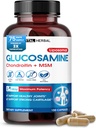 VITAL HERBAL Liposomal Glucosamine with Chondroitin, MSM- maksimum Potency- Support Ortakları, Cartilage- Made in the USA