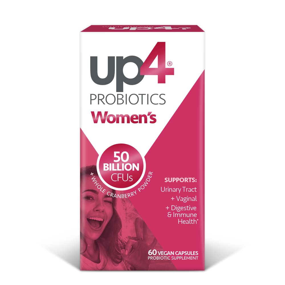 Kadınlar için Probiyotik Supplement, Vaginal, Digestive ve Immune Support, 50 Milyar CFUs Garantili, Non-GMO, Gluten Free, Soy Free, Vegan, 60 Count
