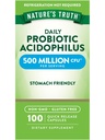Nature's Truth Probiyotiks for Men and Women | 500 Milyon CFU | 100 Capsules | Non-GMO & Gluten Free Supplement Supplement