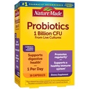 Nature Made Probiotics for Women and Men, Probiotic Κάψουλες 1 Δισεκατομμύριο CFU από Live Cultures για Ανοσολογική & Πειθαρχική Υποστήριξη, 30 Κάψουλες, 30 Ημέρα προσφοράς