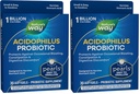 Nature's Way Acidofilius Probiyotik Pearls, Supports Digestive Balance & Gut Health,Reduce Occasional Constipation and Bloating*,1 Milyar Kültürler,30 Softgels,(Pack of 2)