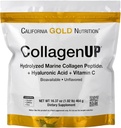 California Gold Nutrition CollagenUP®, Hydrolyzed Marine Collagen Peptides with Hyaluronic Acid and Vitamin C, Unflavored, 1,02 lb (464 g)