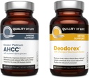 Life All Natural Immune Support and Detox Sche - Kinoko Platinum AHCC Mushroom Extract - Deodorex Detox Support Supplement