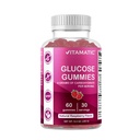Vitamatic Glucose çiğnemek Gummies - 60 Kont - Natural Raspberry Flavor - 4G of Carbohidrat ( Şişe)