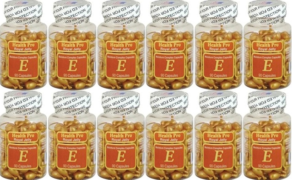 NU-Health Royal Jelly Vitamin E Moisture Kompleksi (90 Capsules) - 24 Pack