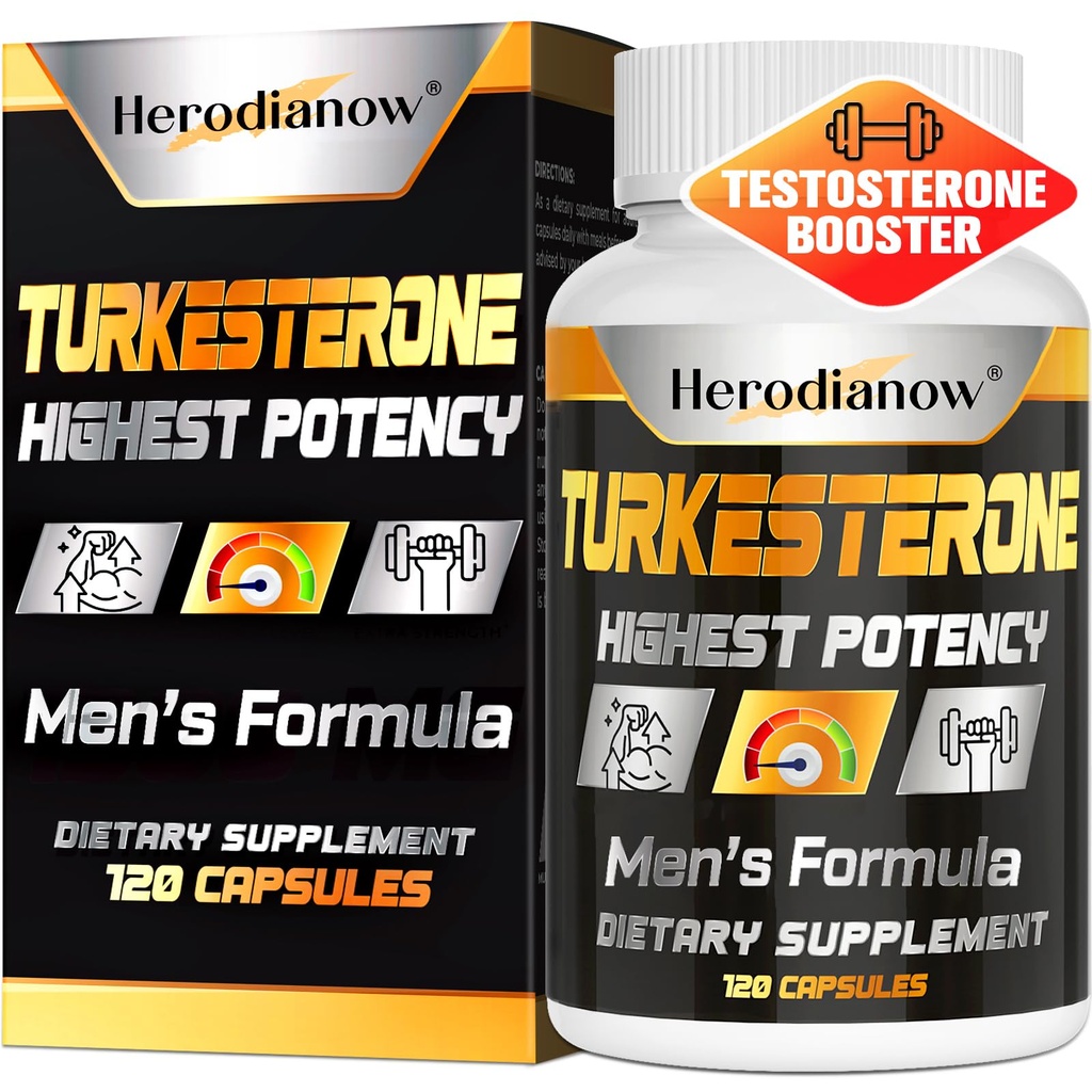 Testosterone Booster - 78,000mg Testosterone Supplement for Men, Mens Testosterone Booster for Muscle Builder Workout, Muscle Growth, Energy, Endurance, Strength, Stamina & Recovery - 120 Capsules