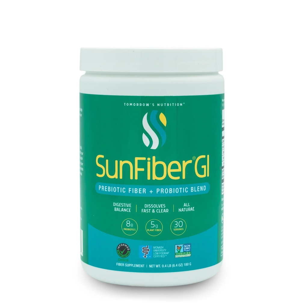 Yarının Beslenme Sunfiber GI, Prebiyotik Fiber & Probiyotikleri, 5g Prebiyotik Fiber & 8 Milyar Probiyotikleri Odada, Low FISOAP, 30 Günlük Supply, 30 Day Supply, 30 Day Supply,