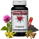 Kroeger Herb Ürünleri, Chem X, Daily Detox ve Cleansing Formula, Red Clover, Sarı Dock, Paprika Destek Sağlık Canlı İşi - Gluten Ücretsiz, ABD'de Yapılmamışlar