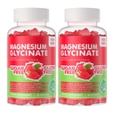 180 CT Magnesium Glycinate Gummies 1000mg - Sugar Free Magnesium Potassium Supplement with Vitamin D, B6, CoQ10 for Calm Mood & Sleep Support - 180 Raspberry Gummies