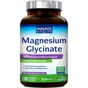 Innate Vitality Magnesium Glycinate 500mg | 70mg Elemental Magnesium Supplement - High Absorption, Non Buffered, Non-GMO & No Gluten - Vegan - Nerve Health - 120 Capsules (Pack of 1)