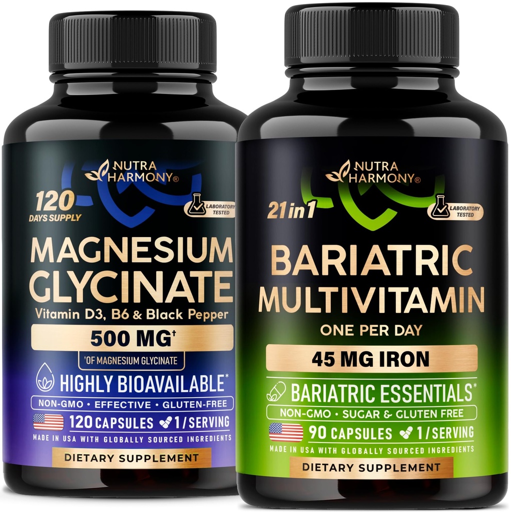 Bariatric Multivitamin & Magnesium Glycinate Capsules