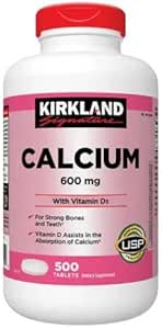 D3 Diyet Supplement 500 Tabletleri ile 600 mg
