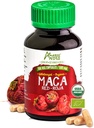 Vees Red maca Root Capsules - Kadın Sağlığı Supplement - Doğal Enerji Yönetimi - USDA NOP sertifikalı - Genitalized, Non GMO & Gluten Free - 100 Vegan Pills (1500 mg per Service) - Peru'da Yapılacaklar