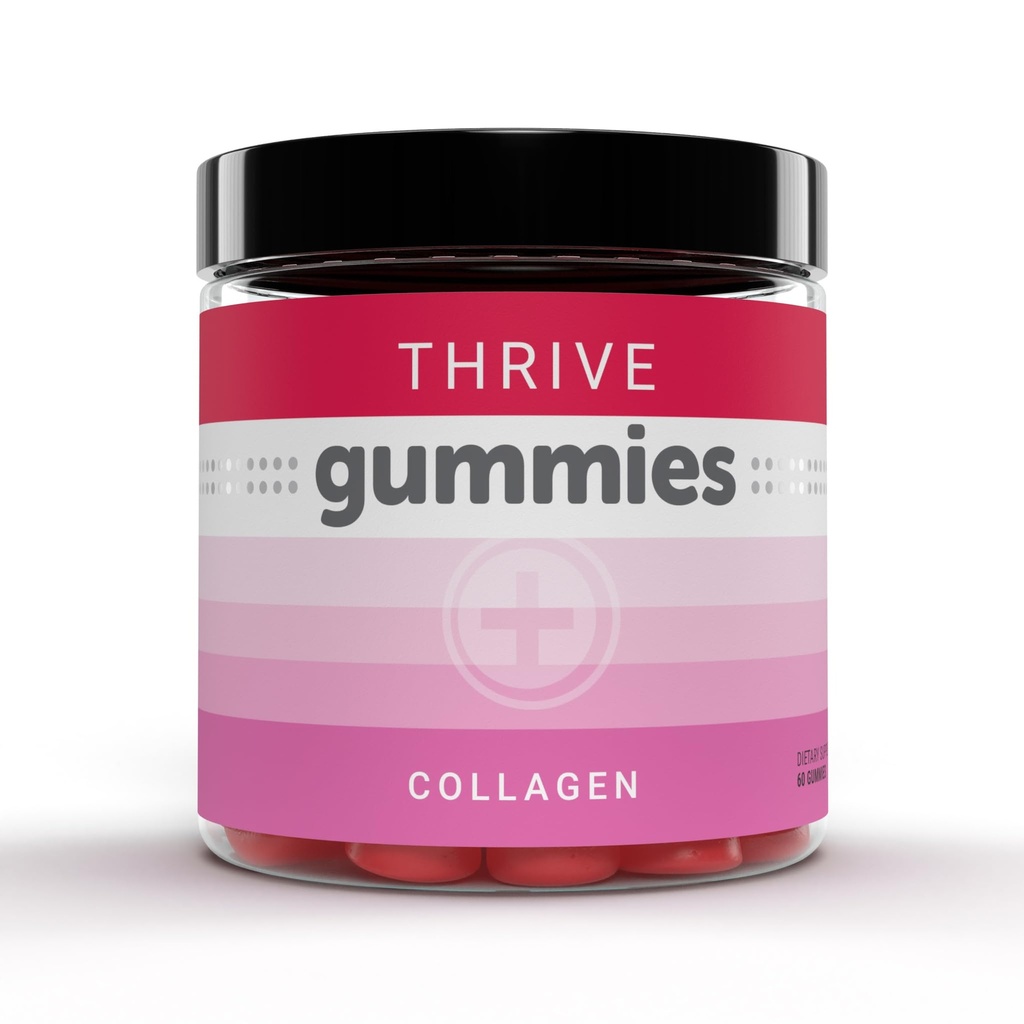 Le-Vel Thrive Collagen Gummies | 30 Servings | Hair, Skin & Nails Support with Biotin & Collagen