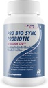 Pro Bio Sync Probiotic 40 Δισεκατομμύρια CFU - Premium Probiotic συμπλήρωμα με ανοσοποιητική υποστήριξη - Βοήθεια για τη βελτίωση του μικροβιομετρικού βλεννογόνου - Πολλαπλά οφέλη για την υγεία - Υποστηρίξτε την πέψη, Κυτταρική υγεία, κυκλαδικός ρυθμός