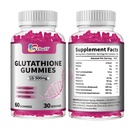 Glutathione Gummies with Collagen 500mg Vitamin C & B6 Skin Glow Hair & Nail Support Anti-Aging Antioxidant Sugar-Free Non-GMO Strawberry Flavor 60 Gummies (60 Count (Pack of 2))