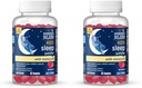 Mommy's Bliss Kids Sleep Melatonin Gummies, No Artificial Colors, Flavors or Gelatin, Strawberry Flavor, Age 3+, 60 Gummies (Packaging May Vary) (Pack of 2)