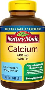 Nature Madeuba 600 mg With Vitamin D Liquid Softgels 100 ea (Pack of 2)