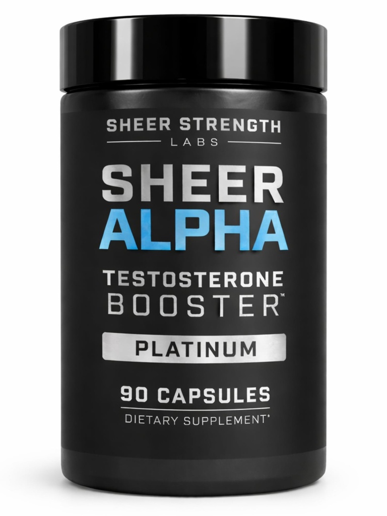 Sheer Strength Labs testosteron ATM T-Booster for Men - Klinik olarak Geri Döndü Dose, Güçlü Formula - ABD'de Yapıldı - Fadogia Agrestis Tongkat Ali ve Shilajit. 30 Hizmet