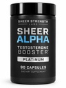 Sheer Strength Labs testosteron ATM T-Booster for Men - Klinik olarak Geri Döndü Dose, Güçlü Formula - ABD'de Yapıldı - Fadogia Agrestis Tongkat Ali ve Shilajit. 30 Hizmet
