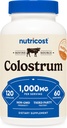 Nutricost Colostrum 1000 mg, 120 Capsules - Gluten Free & Non-GMO, 60 Hizmet