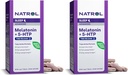 Natrol Advanced Sleep Melatonin + 5HTP, Diyetsel Supplement for Restful Sleep, 60 Time-Release Tabletleri, 60 Day Supply- Pack of 2
