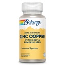 SOLARAY çinko Copper Amino Asit Chelate - Immune Support Supplement w/Chelated çinko 50 mg - Bone, Skin, Heart Health and Thyroid Support - Iodine from Kelp, 60-Day Guarantee, 100 Serv, 100 VegCaps