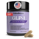 ColonBroom GLP-1 συμπλήρωμα διαχείρισης βάρους για γυναίκες & άνδρες - GLP1 Υποστηρίζει τον έλεγχο της όρεξης, την ενέργεια & ισορροπία διάθεσης - Vegan, χωρίς γλουτένη κάψουλες διατροφής 