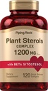 Piping Rock Plant Sterols Supplement | 1200 mg | 120 Softgels | Beta Sitosterol | Phytosterol Kompleks | Non-GMO, Gluten Free