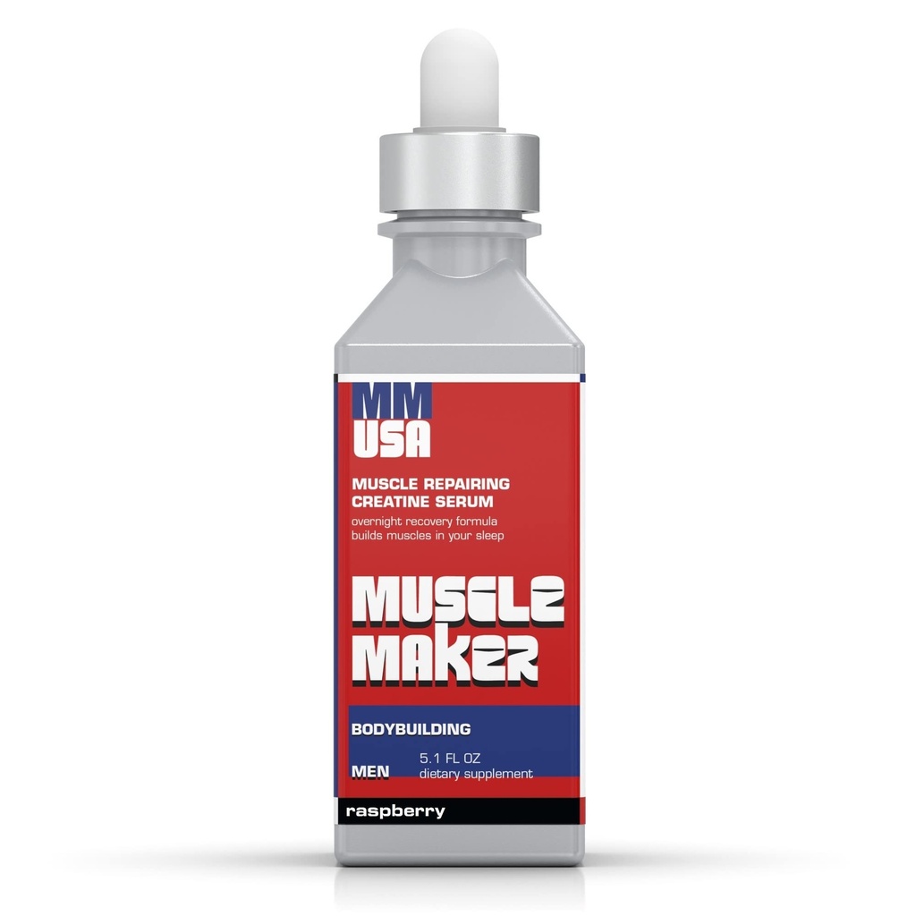 MMUSA Kas Maker Post Çalışma Serum: Antioksidan Boost ile Erkeklerin Sağlığını Geliştirdi. Immunity Powerhouse, C & çinko.t Kreatif, Enerji ve Odak için Kreat. Raspberry 5.1 Fl Oz