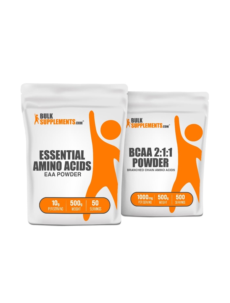 BulkSupplements EAA Toz 500g + BCAA 2:1 500g Sche