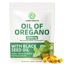 Oil of Oregano with Black Seed Oil, Oil of Oregano Capsules 6000mg, Pure & Natural Supplement, Oregano Oil Capsules for Digestive Health & Respiratory Wellness, Non-GMO, 300 Softgel | 150 Days Supply
