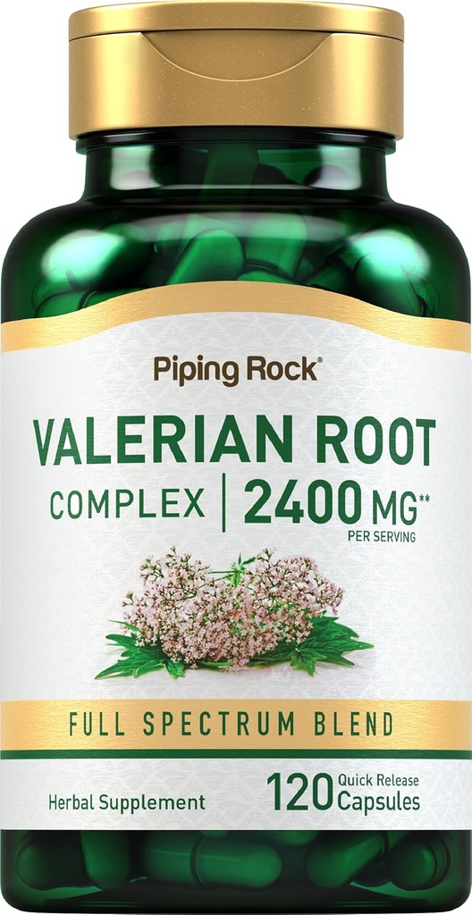 Κάψουλες ρίζας Piping Rock Valerian 2400 mg 