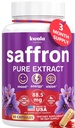 Kwala Nutrition Saffron Supplements for Mood & Focus | 88.5mg Pure Saffron Extract | 3rd Party Tested | Made in USA | 3 Month Supply | 90 Capsules