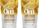 Om οργανική σκόνη μανιταριών Superfood, Lions Mane, 3,5 ουγγιά (50 μερίδες) (Тwo Рack)
