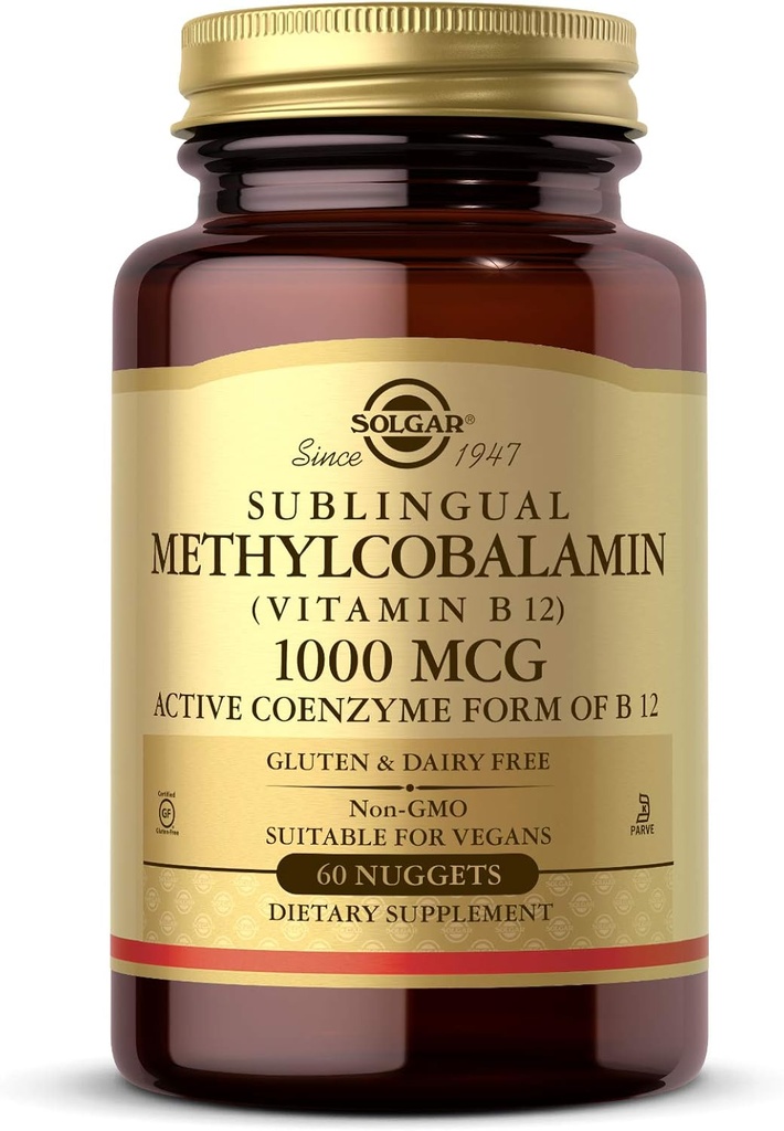 Solgar Torchcobalamin 1000 mcg, 60 Nuggets