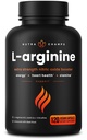 NutraChamps L-Arginine Supplement 1000 mg + L-Citrulline 250 mg & Beet Root – Nitrik Oksit Kalp Sağlığı, Enerji ve Stamina – Ekstra Güçlü nüans - 120 Vegan Capsules