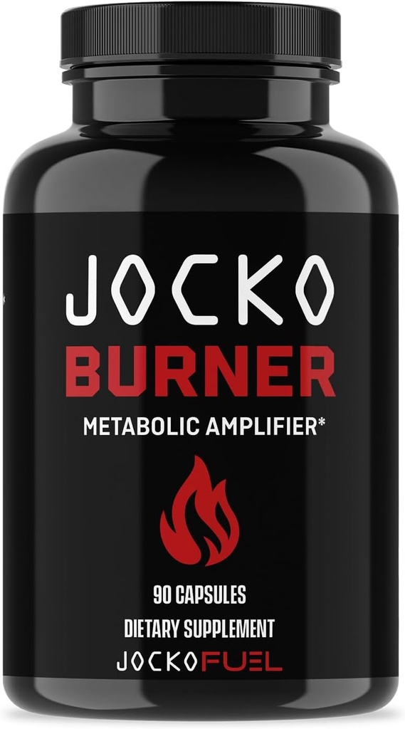 Erkekler ve Kadınlar için Jocko Yakıt Burner - Sağlıklı Kilo Desteği Tamam, Regulate Appetite, & Metabolism Branson - Sağlıklı Metabolism ve Termogenez 90 Kont (30 Day Supply)
