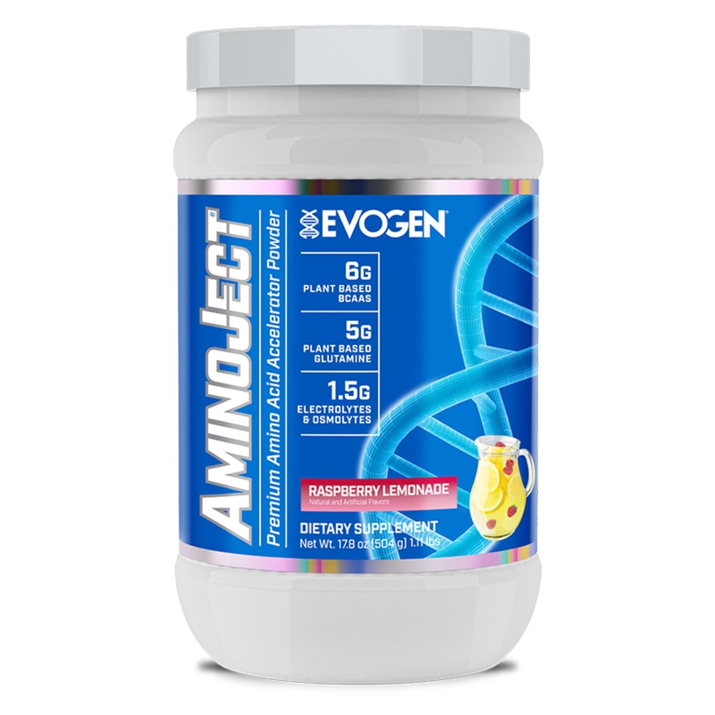 Evogen PlatinumJect - Premium BCAA Toz & EAA Recovery Formula Electrolytes ile | Amino Asits Supplement for Muscle growth, Hydration, & Recovery | Raspberry Lemonade | 30 Hizmet