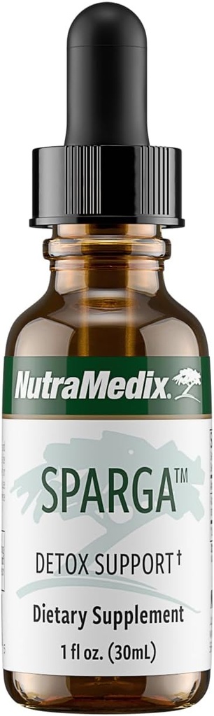 NutraMedix Sparga Tincture - Temiz ve Detox Desteği için Antioksi-Rich Asparagus Ekstraksiyonu - Vücut Detox I için Su ile Sıvı Durağı (1oz / 30 ml)