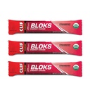 K BLOKS - Enerji Chews - Strawberry- Non-GMO - Bitki bazlı Gıda - Bisiklet ve Koşu-Workout Snack (2.1 Ounce Packet, 3 Count)